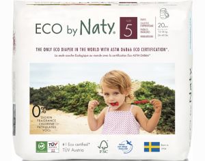 NATY Culottes d'Apprentissage Jetables ECO - Taille 5 Junior 12-18 kg Pa