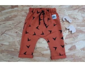 MOOMIE Pantalon Jogpant - Flches orange 12 mois