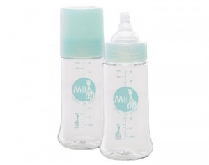 VULLI Biberon Mii Sophie La Girafe - Verre - 230 ml