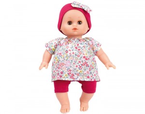 PETITCOLLIN Bébé Petit Calin Ecolo Doll Anémone - 28 cm - Dès 10 mois