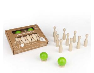 MILANIWOOD Green Mini Bowling - Ds 4 ans