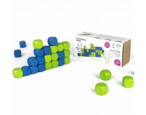 MILANIWOOD Jeu de Stratgie Connecting Cubes - Ds 4 ans