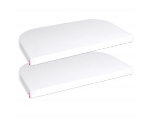 BABYBAY Lot de 2 draps housse pour Matelas Cododo Babybay Maxi Comfort +