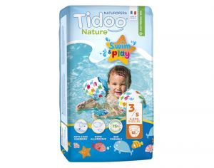 TIDOO Couches de Bain Écologiques Nature - Swim & Play - 4-9 Kg T.3 - 12