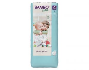 BAMBO NATURE Couches Écologiques Nature - Pack Économique x6 T4 - 7-18 k