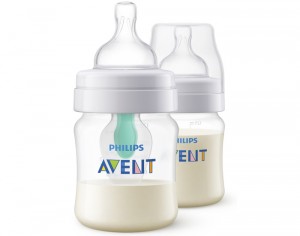 AVENT Biberon Anti-colic avec Valve Airfree - Lot de 2 x 125 ml