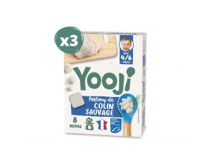 YOOJI Hach en Portions - Colin Sauvage - Ds 6 Mois Lot de 3