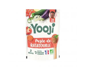 YOOJI Pures Morceaux Bio - Lot de 3 - Ds 9 mois Ratatouille