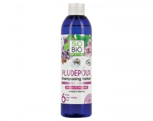 SO'BIO Shampooing Traitant Pludepoux - 6 Huiles Essentielles - Dès 3 ans