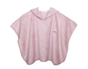 EVEIL ET NATURE Poncho Eponge - 0/24 mois  Bois de rose