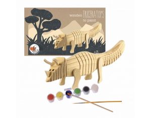 EGMONT TOYS Triceratops en Bois  Peindre - Ds 3 ans 