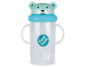 TUM TUM Grande Tasse Anti Fuite + Paille Leste - 300 ml 