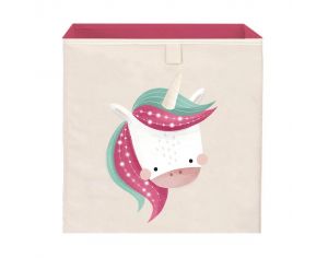 SASSI JUNIOR Bote de Rangement Carre - Sparkly la Licorne