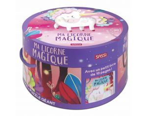 SASSI JUNIOR Puzzle & Livre - Ma Licorne Magique - Ds 3 ans 