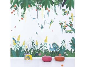 LILIPINSO Papier Peint Panoramique - Rio - Jungle et Oiseaux Panoramique 4 m x 248 cm
