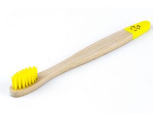 CAP BAMBOU Brosse  Dents Enfants Jaune