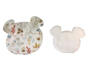 CAP BAMBOU Lot de 2 Lingettes Nettoyantes Panda Grand modle 