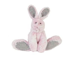 HAPPY HORSE Doudou Peluche Lapin Rivoli - Rose - 26 cm - Ds 12 mois 