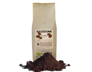 KAZIDOMI Caf Cors Moulu Fairtrade Amrique Latine & Tanzanie Bio - 250 g