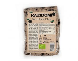 KAZIDOMI Tofu Olive Noire Bio - 200 g 