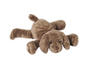 HAPPY HORSE Peluche Sam le Labrador - Chocolat - 35 cm - Ds 12 mois 