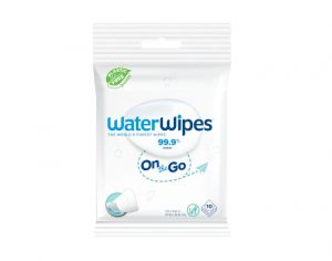 WATERWIPES Lingettes On The Go - Format Voyage - 10 Lingettes