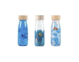 PETIT BOUM Lot de 3 Bouteilles Sensorielles - Serenity - Ds 3 mois 