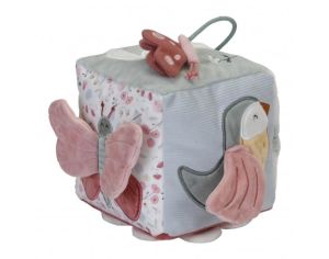 LITTLE DUTCH Cube d'Activits Doux - Flowers & Butterflies - Ds la naissance 