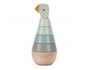 LITTLE DUTCH Oie en Bois  Empiler - Little Goose - Ds 12 mois 