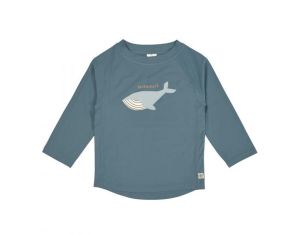 LSSIG T-Shirt Anti-UV Manches Longues - Baleine - Bleu