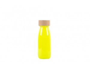 PETIT BOUM Bouteille Sensorielle - Float - Jaune Fluo - Ds 3 mois 