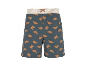 LSSIG Short de Bain Couche - Crabe - Bleu