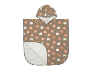 LSSIG Poncho de Plage Chats Sauvages - Choco