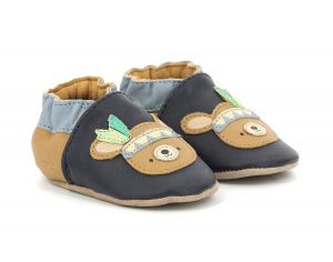 ROBEEZ Chaussons Cuir Baby - Forest Game