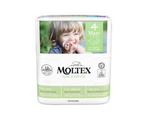 MOLTEX Couches Ecologiques Taille 4 / 7-18 kg / 29 couches