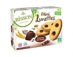 BISSON Mini Lunettes Chocolat Noir - 175 g