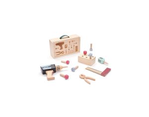 KID'S CONCEPT Mallette  Outils en Bois - Kid's Hub - Ds 3 ans