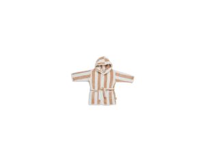 JOLLEIN Peignoir Stripe ponge - Biscuit - 3  4 ans