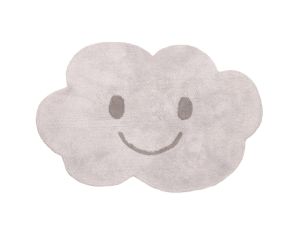 NATTIOT Tapis Coton - Nuage - 75 x 115 cm Gris Nimbus