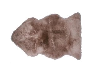 NATTIOT Tapis Enfant - Sheepskin Douchka - Taupe - 67 x 100 cm