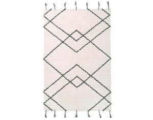 NATTIOT Tapis Coton - Viktor - Black - 100 x 150 cm