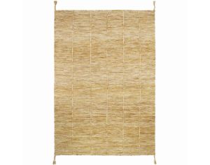 NATTIOT Tapis Coton - Lhena - Jaune Brun