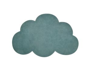 LILIPINSO Tapis Coton - Forme Nuage - Vert