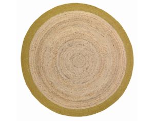 NATTIOT Tapis Coton & Jute - Yhuki - Taupe 