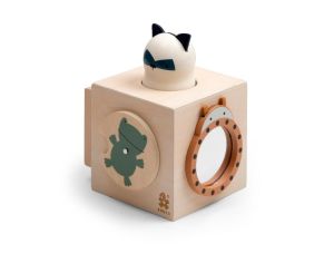 SEBRA Cube d'Activits en Bois - Woodland - Ds 10 mois