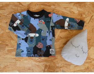 MOOMIE Tshirt Manches Longues - Ours 