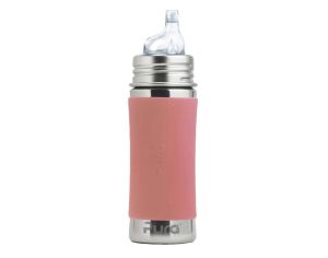 PURA Biberon  bec Vieux Rose en inox 325 ml - PURA