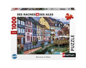 NATHAN Puzzle Bienvenue en Alsace 1000 Pcs - Ds 12 ans