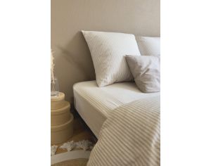 KADOLIS Drap Housse Adulte en Percale de Coton Bio - Ray - Lin