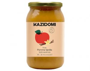 KAZIDOMI Compote Pomme Vanille - 915 g